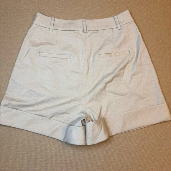 MOTF - Women's Tan Trouser Shorts - Picture 4 of 4